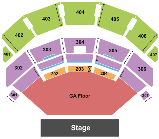 Bruno Mars Fargodome Seating Chart