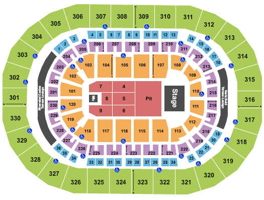 Paycom Center seating-chart