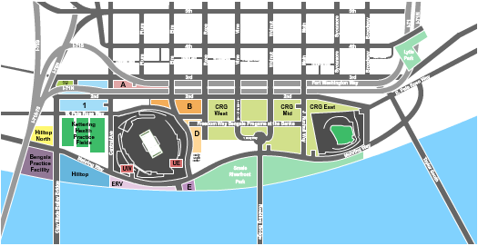 PARKING: Cincinnati Bengals vs. Denver Broncos (Date: TBD) at Paycor Stadium Parking Lots – Cincinnati, OH