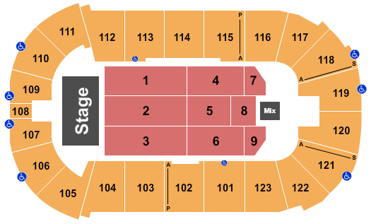 Payne Arena seating-chart