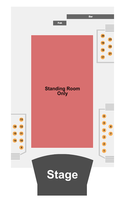 Larry Fleet Phil Long Music Hall at Bourbon Brothers - CO seating chart