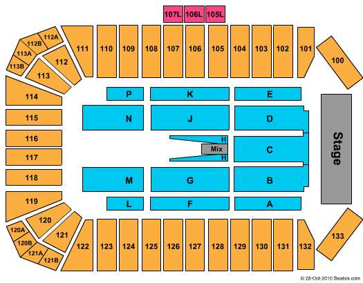 Toyota Stadium Edgefest Seating Chart