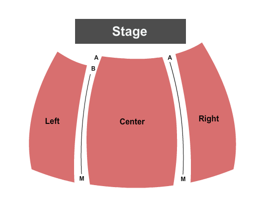 Seatmap for portland stage