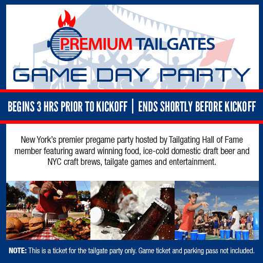 Image of Premium Tailgates Game Day Party: New York Jets vs. Tampa Bay Buccaneers~ Premium Tailgates Game Day Party ~ East Rutherford ~ Premium Tailgate Tent - NY ~ 01/02/2022 10:00