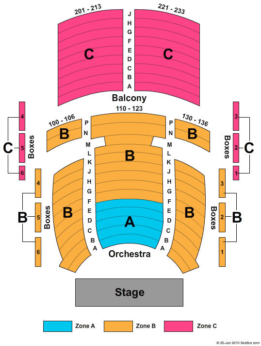 The Ritz Raleigh Seating Chart