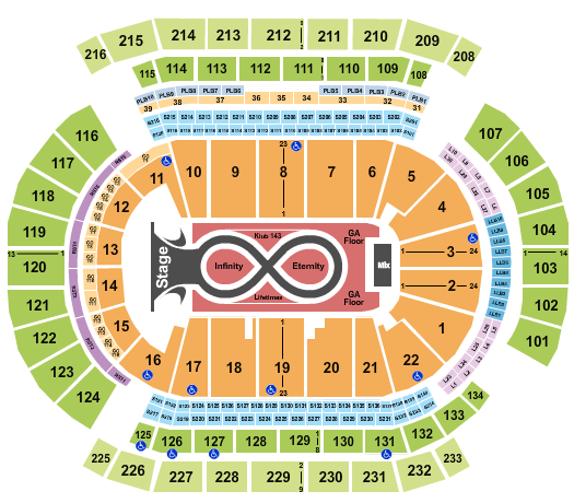 Prudential Center seating-chart