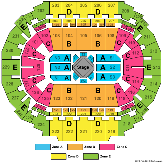 George Strait & Reba McEntire Qwest Center Omaha Seating Chart