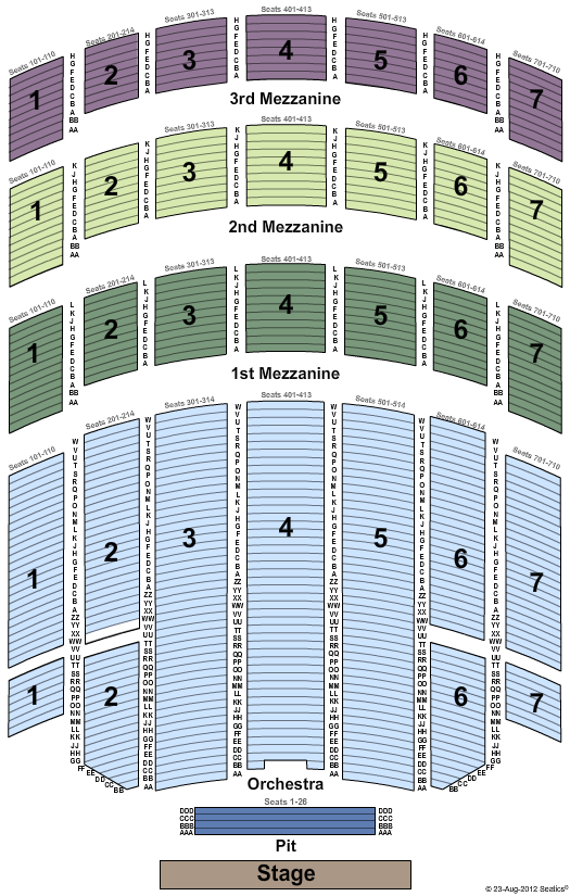 Music Hall Seating Chart Portsmouth Nh