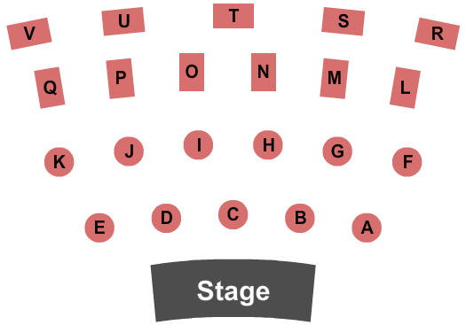 Seatmap for reid cabaret theatre - casa manana