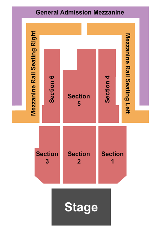 Seatmap for revel entertainment center