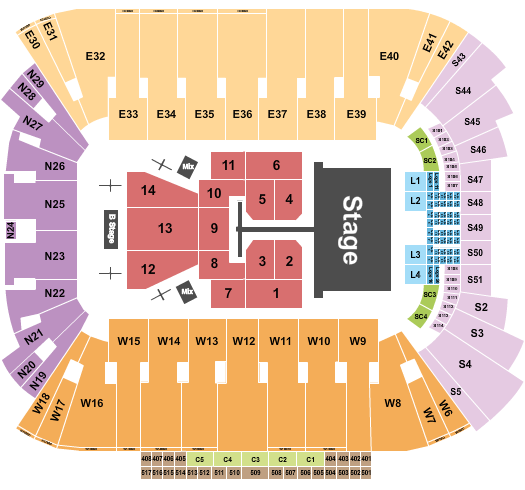 Rice Eccles Stadium seating-chart