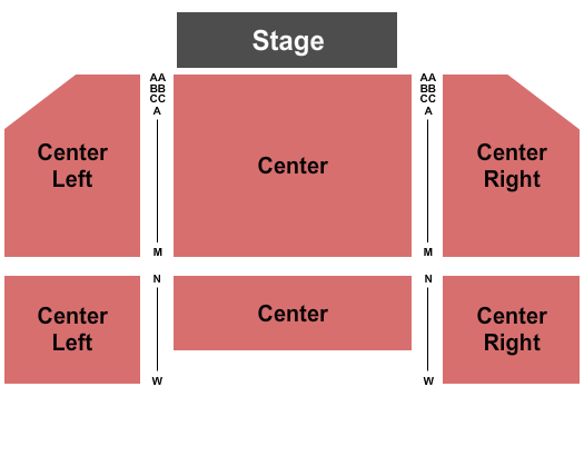 Seating Chart for Hotel California - A Tribute to The Eagles, 