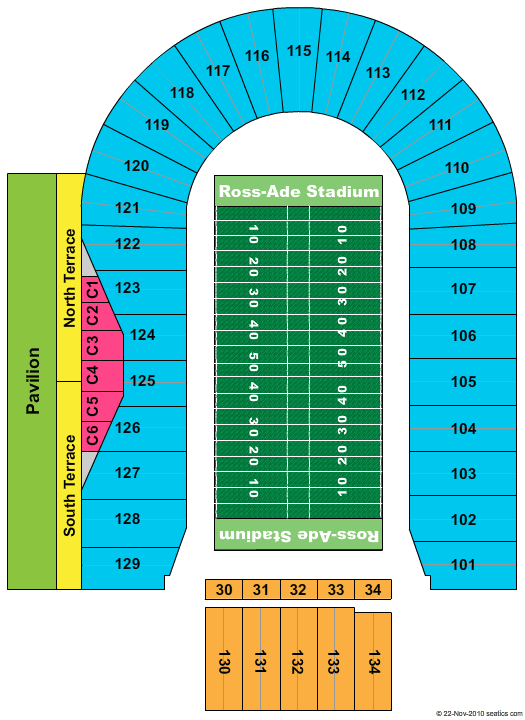 Purdue Boilermakers vs. Ohio State Buckeyes Tickets 2013-11-02 West Lafayette, IN, Ross-ade Stadium