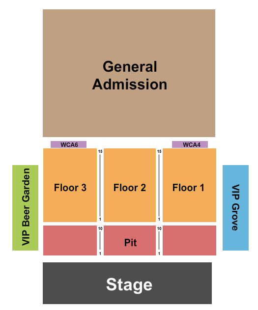 Round Rock Amphitheater seating-chart