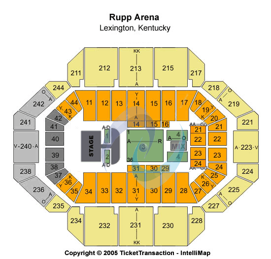Rupp Seating Chart Concert