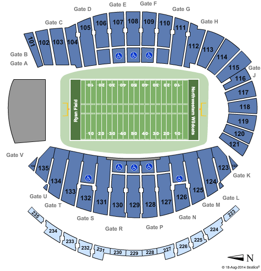 Northwestern Wildcats Packages