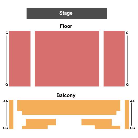 Seatmap for scera center: showhouse ii