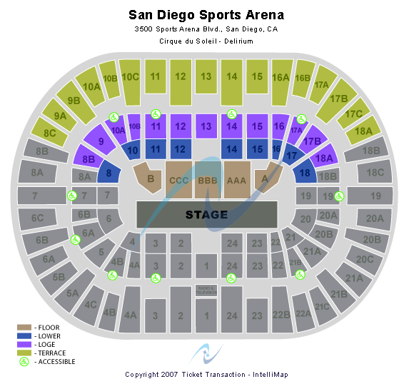 Valley View Casino Center Hockey Seating Chart