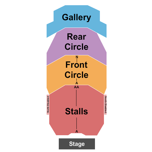 Seating Chart for David Gray, Greg Davies - Comedy, Billy Ocean, Michael Starring Ben - The Magic of Michael Jackson