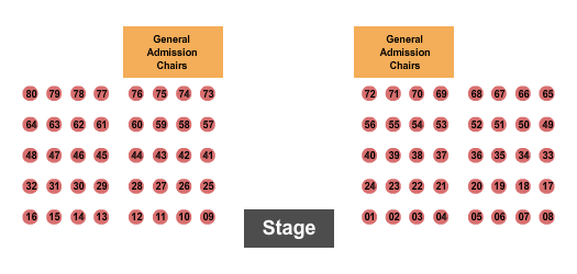 Seatmap for salem civic center