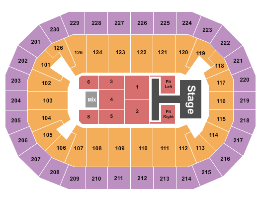 Save Mart Center seating-chart