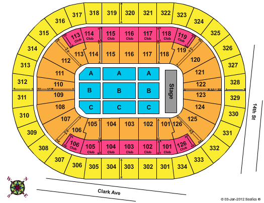 St. Louis Blues vs. Columbus Blue Jackets Tickets 2012-03-10 Saint Louis, MO, Scottrade Center
