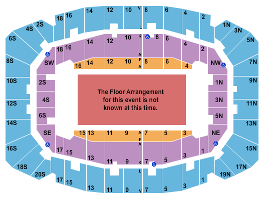 Selland Arena at Fresno Convention Center seating-chart