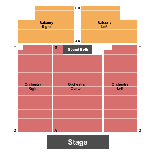 Seating Chart for South Pacific, 