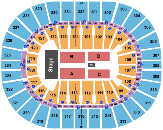 Image of Luke Combs Ashley McBryde & Ray Fulcher~ Luke Combs ~ New Orleans ~ Smoothie King Center ~ 11/16/2021 07:00