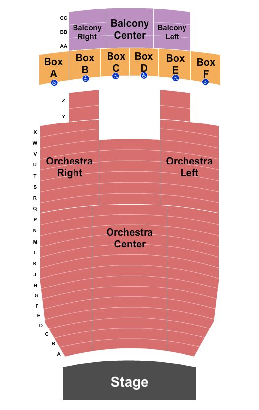 Seatmap for sottile theater