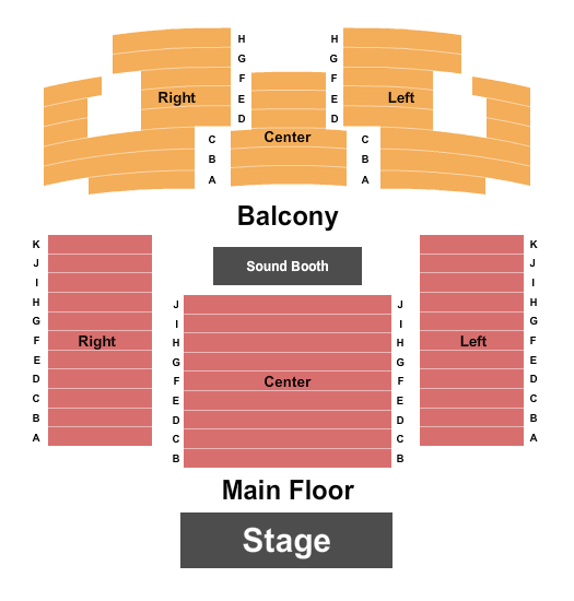 Henry Cho South Jackson Performing Arts Center seating chart