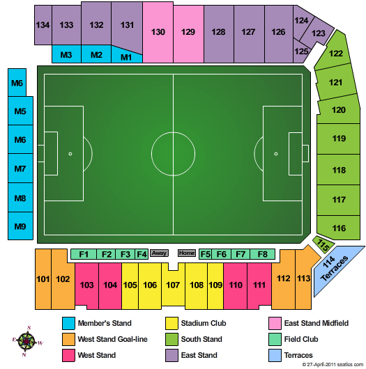 Sporting kc stadium map