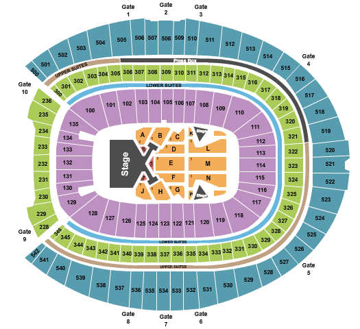 Denver Sports Authority Field Seating Chart