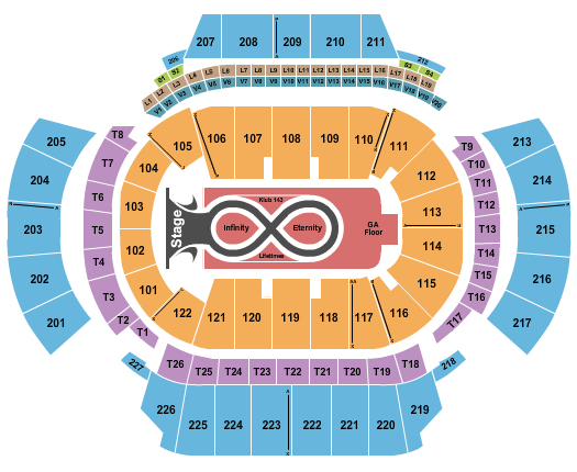 State Farm Arena - GA seating-chart