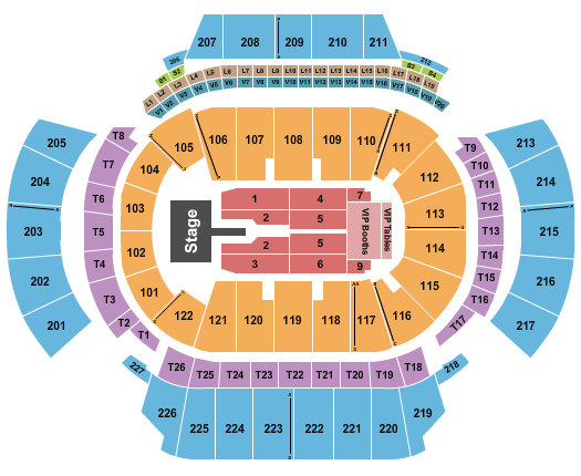 State Farm Arena - GA seating-chart