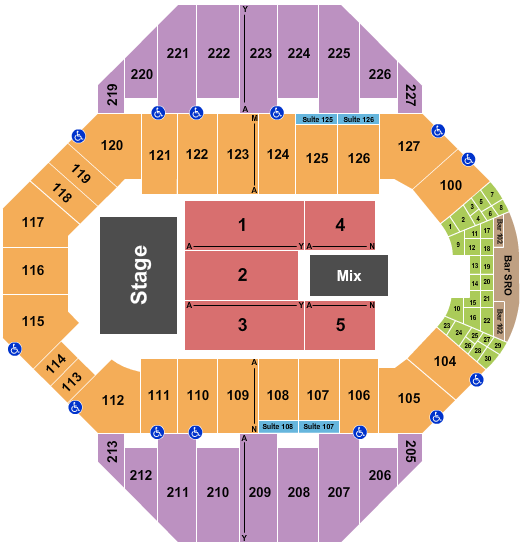 Landon Arena At Stormont Vail Events Center seating-chart