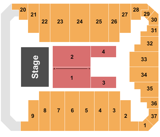 Ben Fuller Stuart C. Siegel Center seating chart