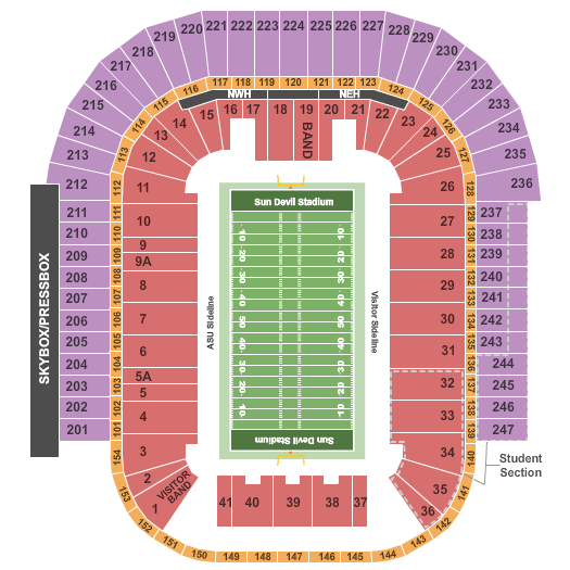 unknown Arizona State Sun Devils vs. Washington Huskies