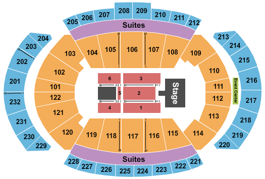 T-Mobile Center seating-chart