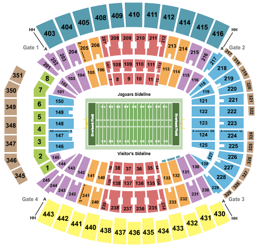 Image of Taxslayer Gator Bowl~ NCAA Bowl Games ~ Jacksonville ~ TIAA Bank Field ~ 12/31/2021 11:00