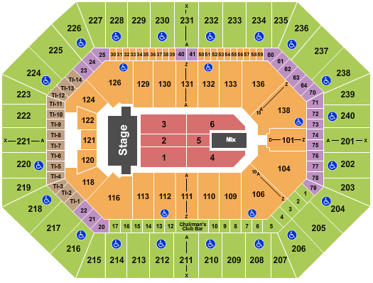 Target Center seating-chart