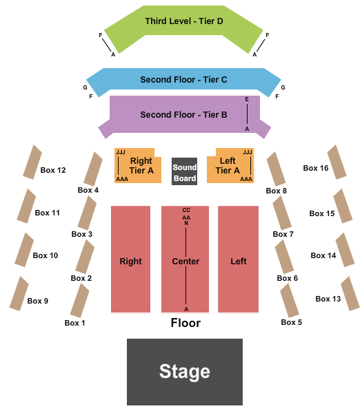 Anthem Theater Dc Seating Chart