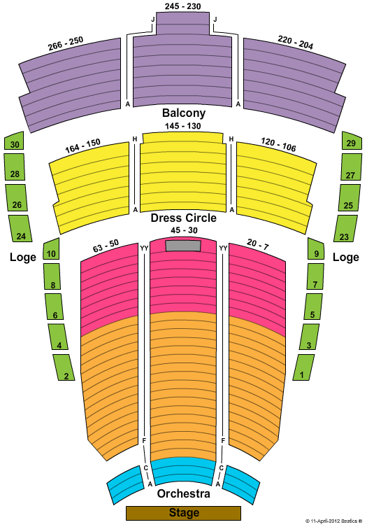 Rio Theatre Seating Chart