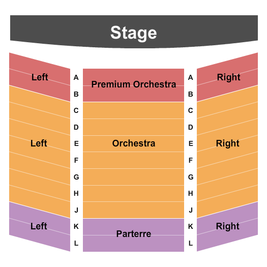Seating Chart for Karen As Dolly - Tribute to Dolly Parton, 