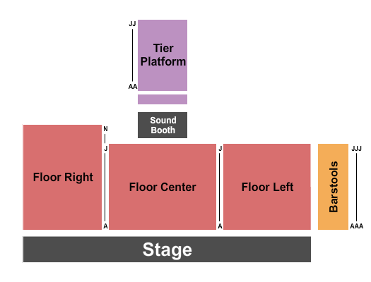 Seating Chart for Rachel Platten, 