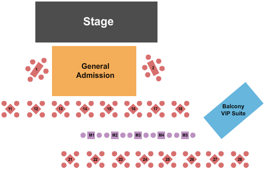 Seatmap for the foundry - athens