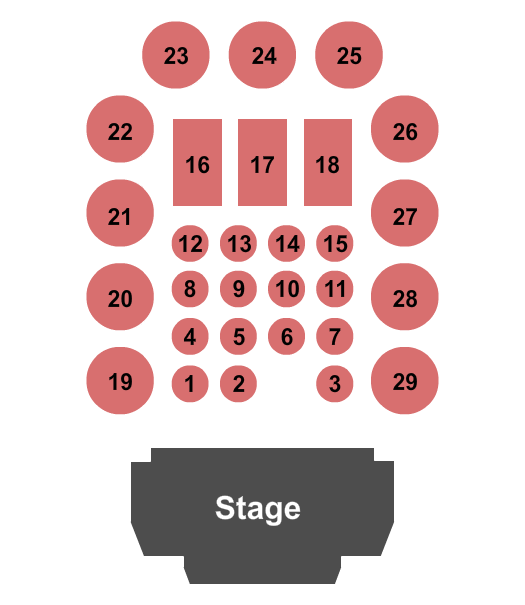 Seatmap for the olympic south side theater
