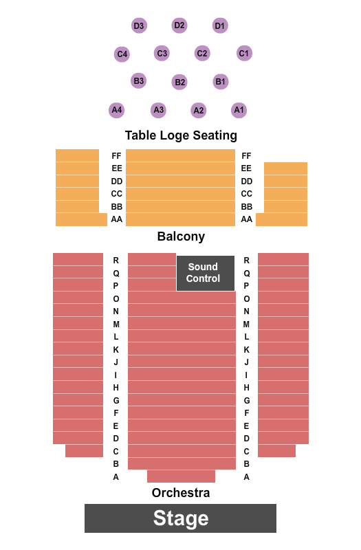 Henry Cho The Royal seating chart