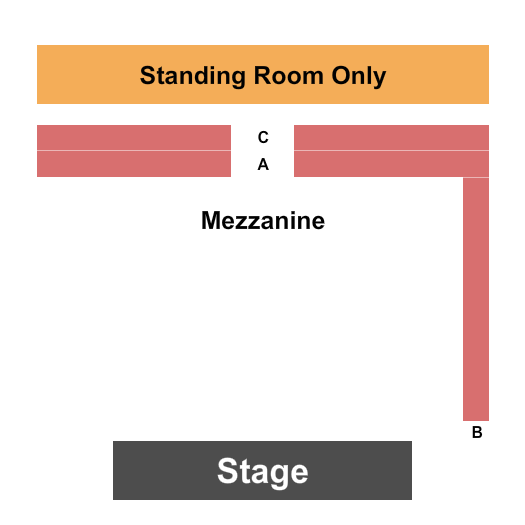 Buckethead The Warehouse at Fairfield Theatre Company seating chart