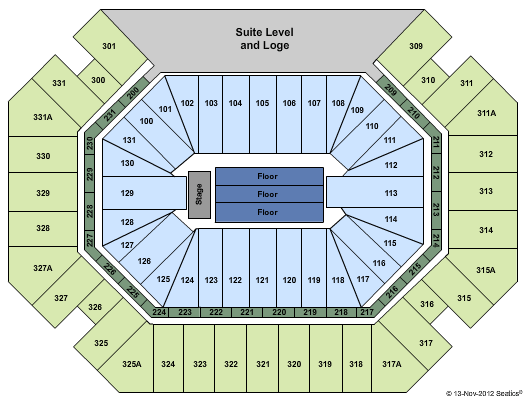 Disney On Ice Knoxville Seating Chart